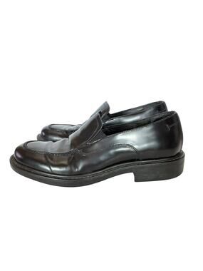 Bostonian Strada Black Genuine Leather Dress Shoes Mens 8 Loafers Slip On